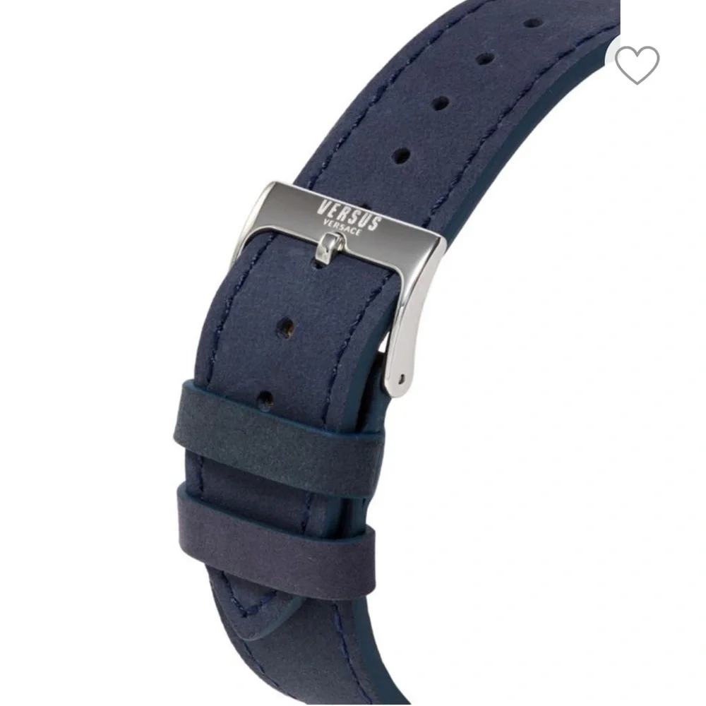 VERSUS VERSACE 46MM Stainless Steel & Leather Strap Watch 🔥Read Descrption🔥